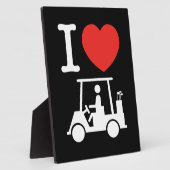 Iハートゴルフカート フォトプラーク (側面)