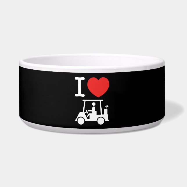 Iハートゴルフカート ボウル (正面)