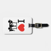 Iハートゴルフカート ラゲッジタグ (正面横)