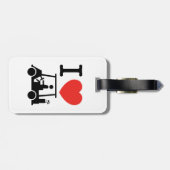 Iハートゴルフカート ラゲッジタグ (裏面横)