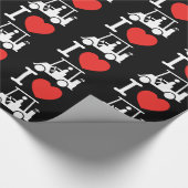 Iハートゴルフカート ラッピングペーパー (角)