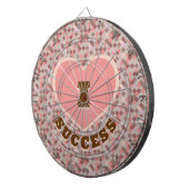 Iハートサクセスグルーヴィレトロコーラルブラウン ダーツボード (正面右)