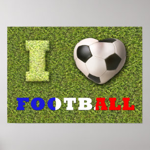 Iハートサッカーフランス – ポスター