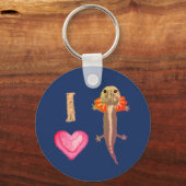 Iハートサラマンダー キーホルダー (正面)