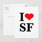 Iハートサンフランシスコ ポストカード (正面/裏面)