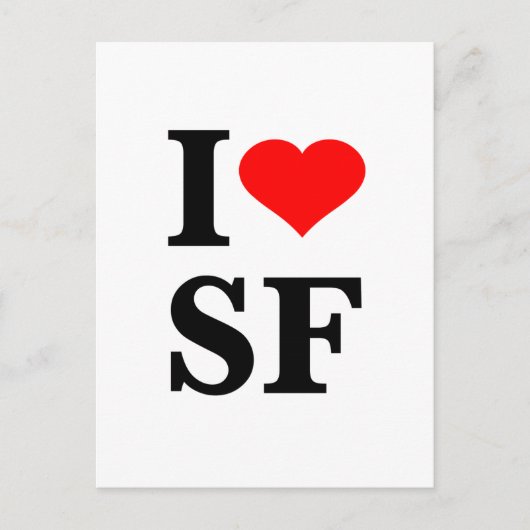 Iハートサンフランシスコ ポストカード (正面)