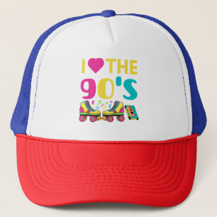Iハートザ90Sヴィンテージレトロ90Sの服 キャップ