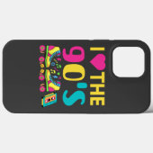 Iハートザ90Sヴィンテージレトロ90Sの服 Case-Mate iPhoneケース (裏面 (横))