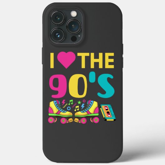 Iハートザ90Sヴィンテージレトロ90Sの服 Case-Mate iPhoneケース (裏面)