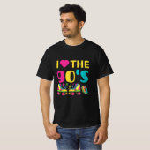 Iハートザ90Sヴィンテージレトロ90Sの服 Tシャツ (正面フル)