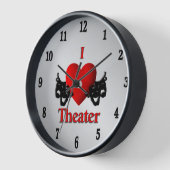 Iハートシアター12号 壁時計 (傾斜)