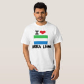 Iハートシエラレオネ Tシャツ (正面フル)
