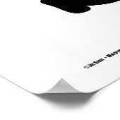 Iハートシャーツおもしろいポスター ポスター (角)