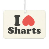 Iハートシャーツ カーエアーフレッシュナー (正面)