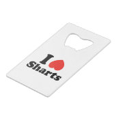 Iハートシャーツ クレジットカード栓抜き (正面アングル)