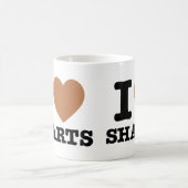 Iハートシャーツ コーヒーマグカップ (中央)