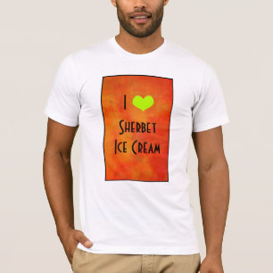 Iハートシャーベットアイスクリーム Tシャツ