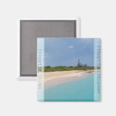 Iハートシントマーテン – 聖マーティンビーチシーン マグネット (正面/裏面)