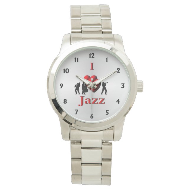 Iハートジャズとブラックナンバーズ 腕時計 (正面)