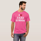Iハートジャズフュージョン Tシャツ (正面フル)