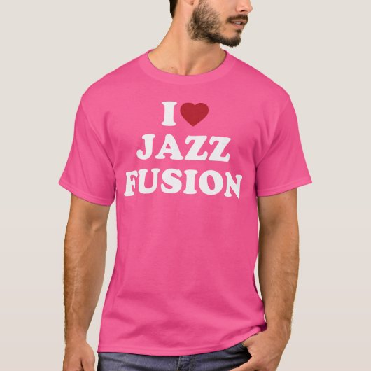 Iハートジャズフュージョン Tシャツ (正面)
