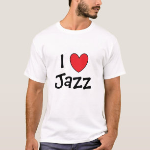 Iハートジャズ人 Tシャツ