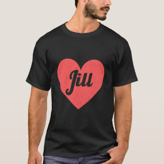 Iハートジル – 名前とハートI Love Jill Tシャツ