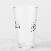 Iハートスキアチオス，ギリシャ国旗 タンブラーグラス (左)