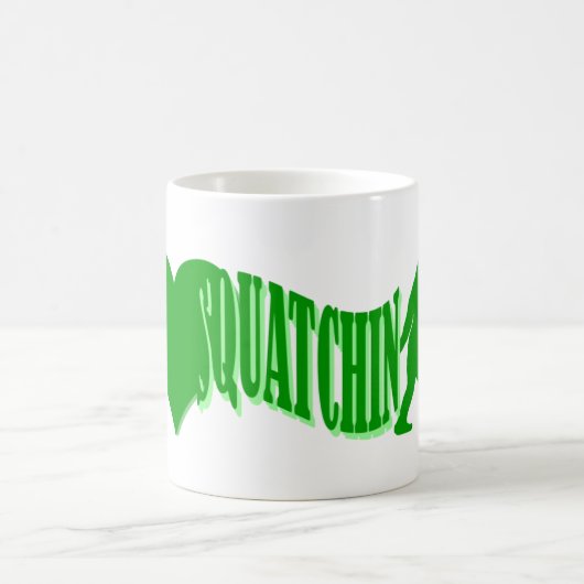 Iハートスクアチン コーヒーマグカップ (中央)