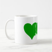 Iハートスクアチン コーヒーマグカップ (左)