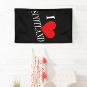 Iハートスコットランドwt (v) bnrcnt 横断幕 (インサイチュ)