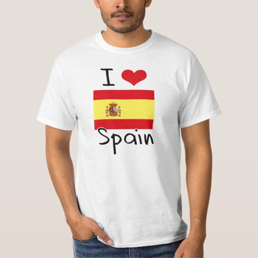 Iハートスペイン Tシャツ (正面)