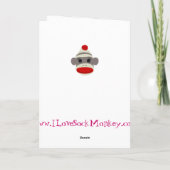 Iハートソックモンキーカード シーズンカード (裏面)