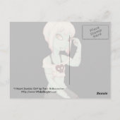 Iハートゾンビガール – ポストカード (裏面)