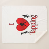 iハートタップダンス シェルパブランケット (正面(横))