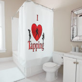 iハートタップダンス シャワーカーテン (インサイチュ)
