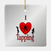 iハートタップダンス セラミックオーナメント (裏面)