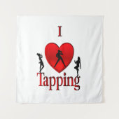 iハートタップダンス タペストリー (正面(横))