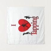 iハートタップダンス タペストリー (正面)