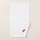 iハートタップダンス バスタオルセット (ハンドタオル)