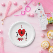 iハートタップダンス ペーパープレート (パーティー)