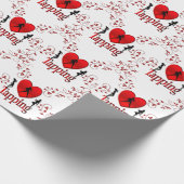 iハートタップダンス ラッピングペーパー (角)