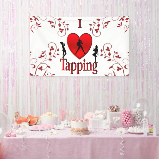 iハートタップダンス 横断幕 (パーティー)