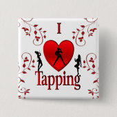 iハートタップダンス 缶バッジ (正面)