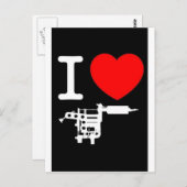 iハートタトゥー製品 ポストカード (正面/裏面)