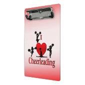 Iハートチアリーティング ミニクリップボード (アングル2)