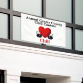 Iハートチカスタムリ文字エリア 横断幕 (ビルの外側)