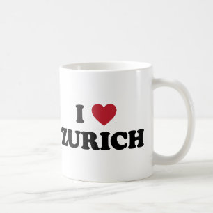 Iハートチューリッヒスイス連邦共和国 コーヒーマグカップ