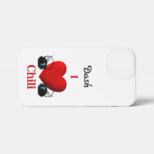 Iハートチリパーソナル iPhoneケース (裏面横)