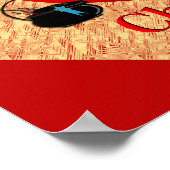 Iハートチリポスター ポスター (角)